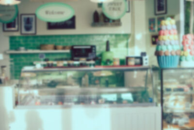 ice cream shop boardwalk