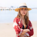 young woman at beach