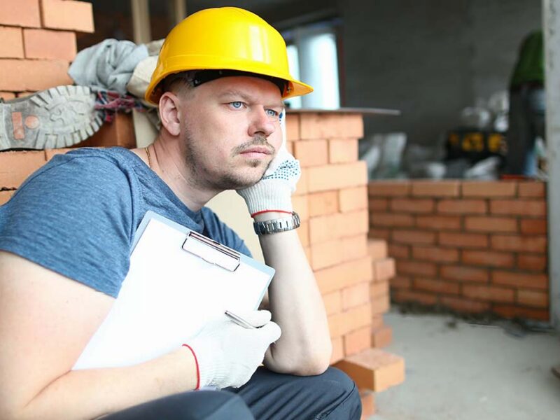 confused builder