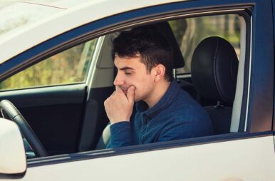 confused driver
