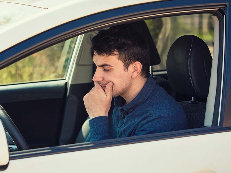 confused driver